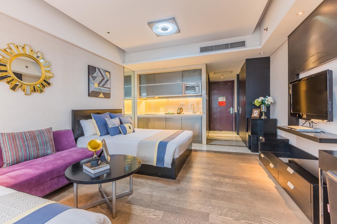Binjiang Starlight Public Pavilion Hotel Apartment Hangzhou Exterior foto