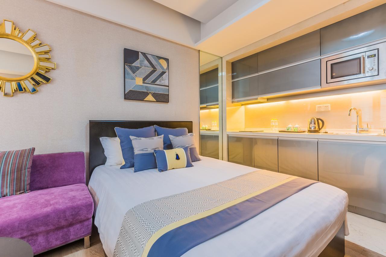 Binjiang Starlight Public Pavilion Hotel Apartment Hangzhou Exterior foto